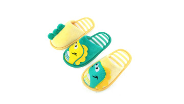 dinosaur slippers details