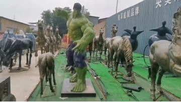 bronze color statue
