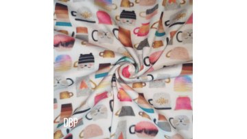 MUSA Custom 100% polyester soft smooth DTY customize design thick DBP printed fabric1