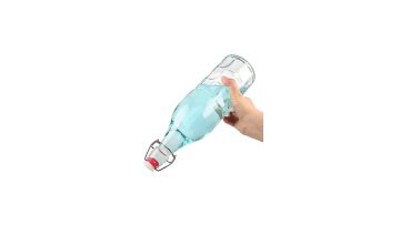 1000ml glass bottle with swing top lid 