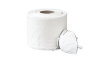 HEPA  electret electrostatic cotton face mask filter raw material fabric manufacturer1