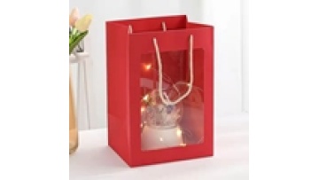 Newly Designed Recycle Kraft Paper Christmas Gift Bag For Shopping1