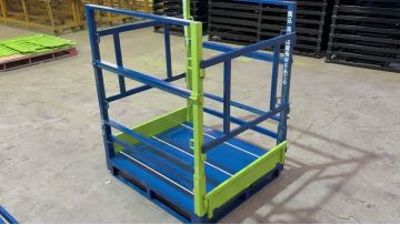 Pillar Folding Metal Stacking Rack