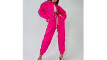 OEM Jogger Set High Quality Heavyweight Women Hoodies Custom Logo Sweatshirt Blank Sweatshirts1