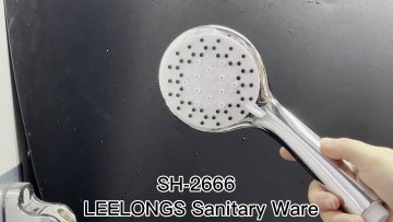 Leelongs Bathroom Hot-sale Doccia Round 10cm Hydro ABS Multi Function Massage Shower Handle1