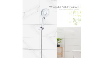 11cm Eco Oxygen Rotary Donut Hand Shower Head With Automatic Cleaning Pins1