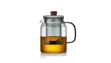 Large Capacity Borosilicate Glass Tea Kettle Set with Strainer1