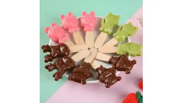 Halal HACCP ISO High Quality Colorful Wrapper Lollipop Chocolate1