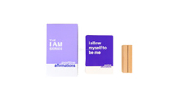 SESE Printing Both Side Personalised Spiritual Positivite Shower Affirmation Cards With Wood Stand1