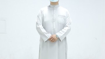 Factory Wholesale Dubai Thobe Cheap Muslim Men's Abaya Design kanzu1