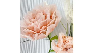 Enchanting Pink Peony Floral Decoration with Light for Events1