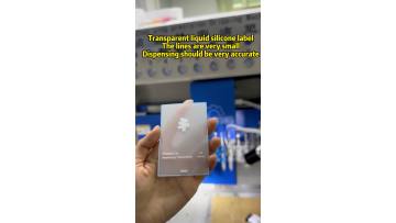 Silicone Labels - Small Character Precision Dispensing