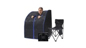 FUERLE Traditional Indoor Mini 1 Person Sauna Room Portable Dry Sauna Tent Modern Acrylic Far Infrared Sauna Foldable1