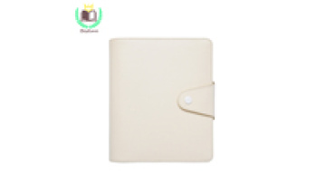Custom Logo Journal PU Leather A5 White 6 Ring Binder Planner Cover Pink1