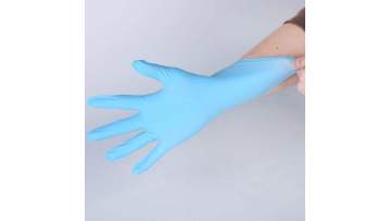 Blue Nitrile Examination Gloves