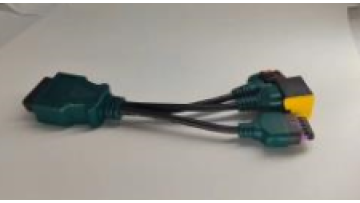 Black diagnostic OBDII cable