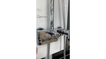 Brass Chrome Shower Faucet With Long Spout