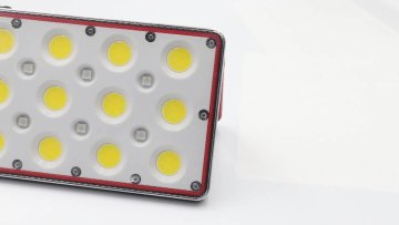 2020 New Arrival Led Rechargeable Portable Red Blue Working Light Bulit-in Battery Foldable 23 LED COB Led Emergency work Light1