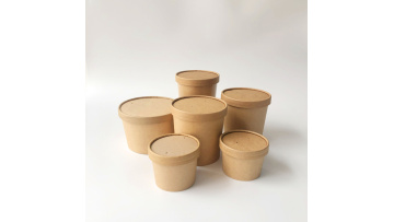 Kraft paper tubs