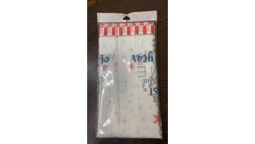 Christmas tablecloth with flannel back