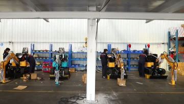 Nuoman mini excavator factoy