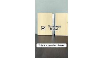 Wood grain wall panel installation display