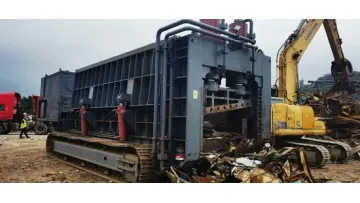 Mobile Scrap Metal Iron Steel Aluminum Rebar Round Steel Plate Guillotine Gantry Shear Cutting Shearing Machine Hydraulic Scissor1
