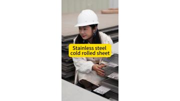 Cold rolled stainless steel sheet