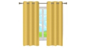 Mustard blackout curtains for bedroom blackout curtain fabric style blackout curtains1