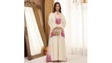 Fashion 2026 Eid Dubai Abaya Elegant Jalabiya Jacquard Moroccan Saudi Abaya Women Muslim Dress Middle East Traditional Clothing1