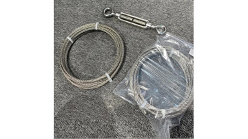 Electric clothes drying rack wire rope processing