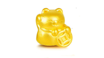 factory low price whole sale 24K 3D Print gold pendant light gold pendant plain pendant1