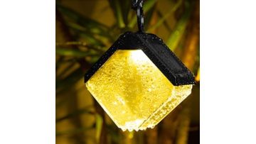 Solar LED Ice Brick Cube Light