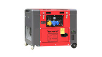 DG6500SE3 Two Voltage 186FA diesel engine three phase slient type generator with top open canopy1