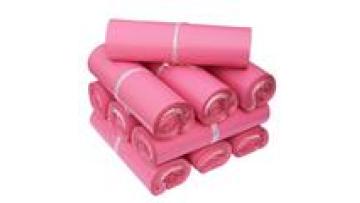5lb compostable and bio degradable pink plastic heat seal self-adhesive mailing packing bags for free shipping's items1