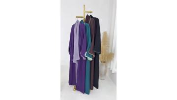 Luxury Reversible Open Abaya Set with Hijab