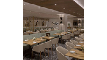 High Quality Cheap Price  Modern Furniture  I Shape Wood And Leather Fast Food Sectional  Restaurant  Booth Bench Sofa1