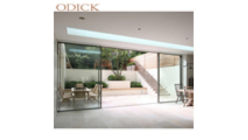 Balcony huge glass slim aluminum frame interior noiseless double tempered insulation glass sliding patio doors1