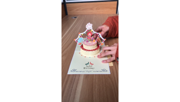 Custom Unique Funny Laser Cut Happy Birthday 3D Pop Up Greeting Cards1