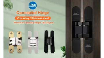 Zinc Alloy 3D Adjustable Concealed Invisible Gate Heavy Duty Stainless Steel Hidden Folding Aluminum Soft Closing Flush Hydraulic Ss Hardware Wood Door Hinge1