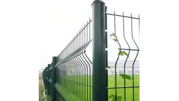 3D curved welded mesh fence