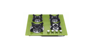 super thin Sabaf Burners Gas Hob  NG/LPG integrated exhaust system Glass Gas Hob Customize logo gas cooker 4 burner1