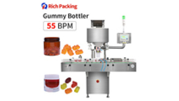 DSL-8D 8 Lane Pectin Oiled Gummy Counter Machine 8 Channel Sugar Powder Candy Gummy Counting Machine1