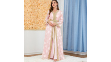 Islamic Party Dress Arab Dubai Fashion Jalabiya for Women Maroccan Abaya Set High Quality Ramadan Eid Abaya Women Muslim Dress1