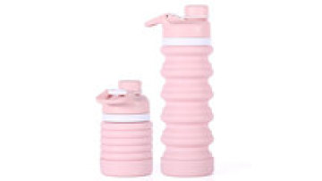 Multifunctional Personalized Custom Logo Collapsible Silicone Smart Shaker Water Bottle1