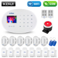 KERUI W20 Phone APP Control Smart Home Security Burglar WiFi GSM Alarm System With Motion Sensor DIY Kit For House Villa Garage