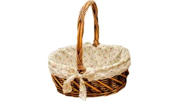 Hand-Woven Wicker Storage Basket1