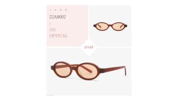 Spirit oval-frame Acetate Unisex  Sunglasses