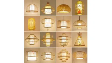 Retro Bamboo Woven Chandelier/Restaurant Bamboo Art Lantern/Bamboo Woven Lampshade/Chinese Bamboo Art Chandelier/Bamboo Woven Chandelier1