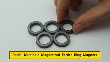 Automobile Headlight Steering Magnetic Motor Magnets Radial Oriented Ring Magnet1